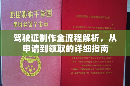 城固驾驶证制作全流程解析，从申请到领取的详细指南